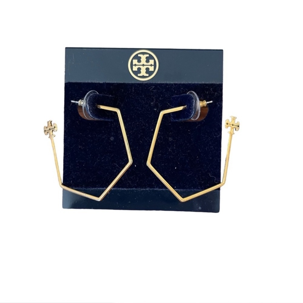 Tory Burch Gold Geometric Earrings